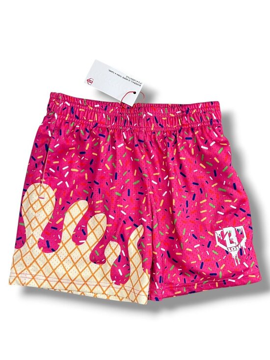 Baseball Lifestyle 101 Other - NWT Baseball Lifestyle 101 Youth Strawberry Ice Cream Shorts Size YM Medium